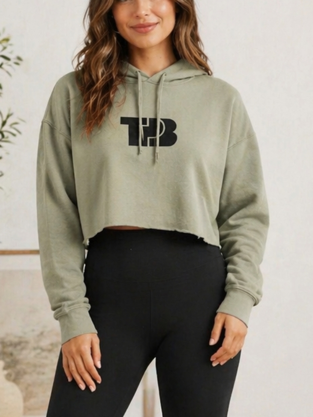 Independent Trading Company Cropped Hoodie – Size Large